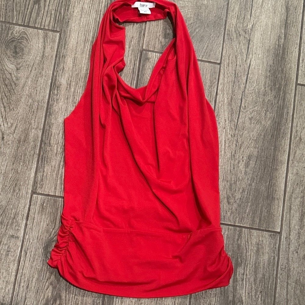 Sexy Red Open Back Halter Top
